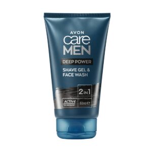 Avon Care Men Deep Power 2 in 1 Shave Gel & Face Wash 150ml