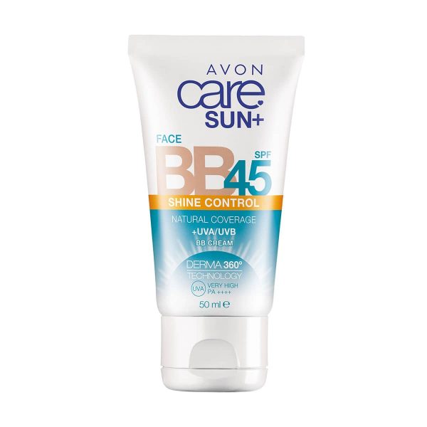 Avon Care Sun+ Face Shine Control BB Cream SPF45 50ml