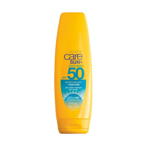 Avon Care Sun+ Moisturising Face + Body Sun Cream SPF50 150ml