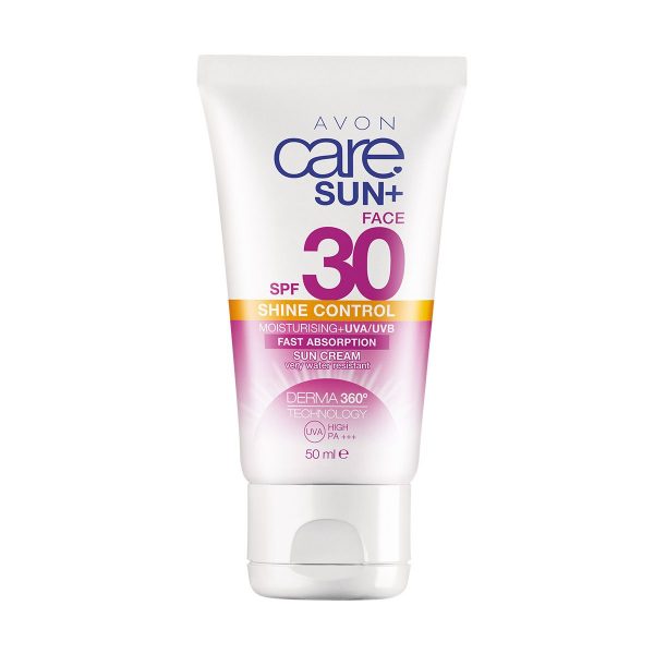 Avon Care Sun+ Shine Control Moisturizing Face Sun Cream SPF30 50ml